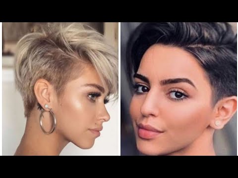 Видео: Последние 40 изображений коротких стрижек для женщин и удлиненного боба-пикси