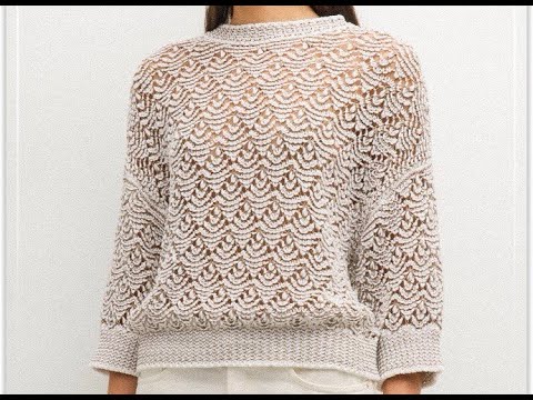 Видео: 15 нарядных вязаных вещей. Схемы.