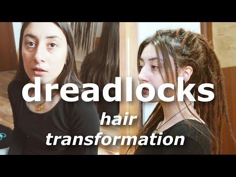 Видео: hair transformation | как приплести ДЕ дреды