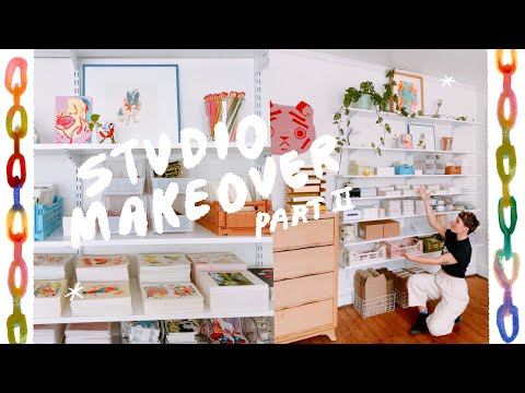 Видео: Преображение студии, часть II ♥︎ БОЛЬШОЕ обновление хранилища