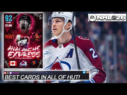 Видео: ЛУЧШИЕ КАРТЫ В NHL 26 HUT! 27.10