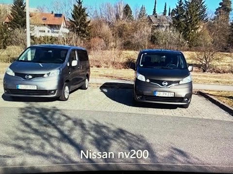 Видео: Nissan nv200 сравнение 5ти и 7ми местных авто