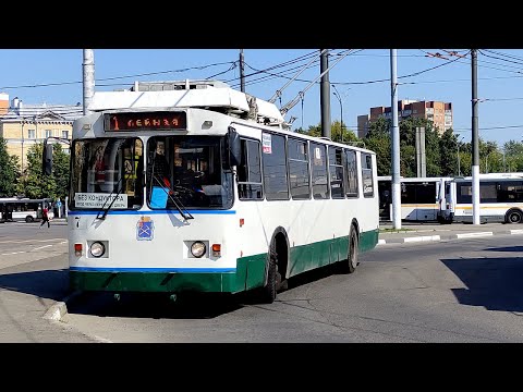 Видео: 💥Красивый звук Raba-318.77! Подольский троллейбус №7! ЗиУ-682 КР Иваново! маршрут №1 от ст.Подольск