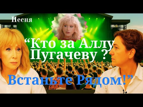 Видео: Кто за Аллу Пугачёву? Встаньте рядом! | Слайд-шоу, песняWho Supports Alla Pugacheva? Stand by Her!