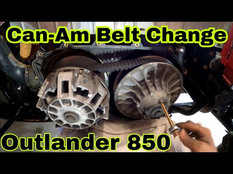 Видео: Замена ремня Can Am Outlander 850|2020-2013