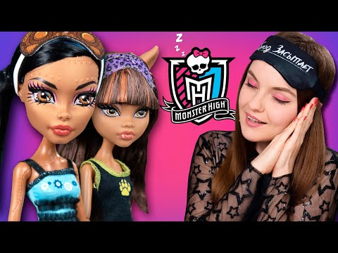 Видео: СМЕРТЕЛЬНО уставшие! Клодин Вульф и Робекка Стим Dead Tired Monster High, обзор и распаковка