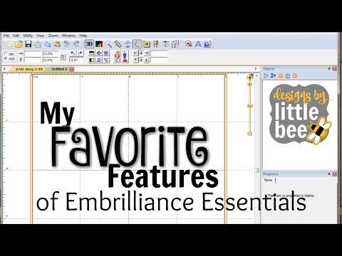 Видео: Мои любимые функции программы для вышивания Embrilliance Essentials!