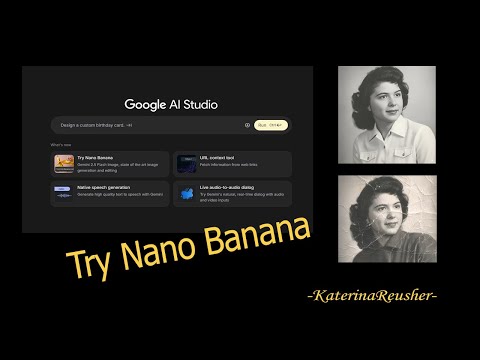 Видео: ИИ-редактор фото от Google, модель " Try Nano Banana " для ритуальной ретуши.