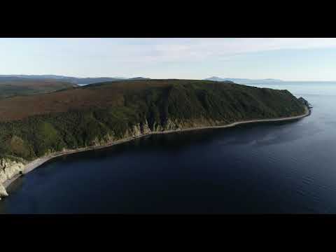 Видео: Магадан 7 сентября 2025 полет 9 над скалами бухта реки Окса DJI 0345