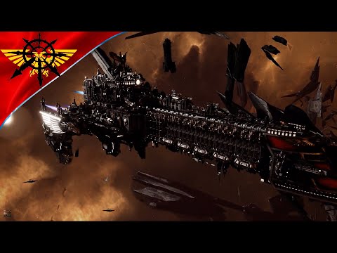 Видео: Разнос Дерзких Эльдары Battlefleet Gothic: Armada 2 +Skalgrim Мод на сверхжирные корабли