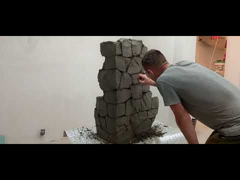 Видео: Варианты камня из бетона ! Делаю стенды в магазин !