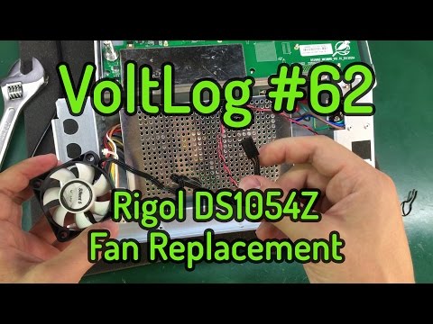 Видео: Voltlog #62 — Замена вентилятора Gutter DS1054Z