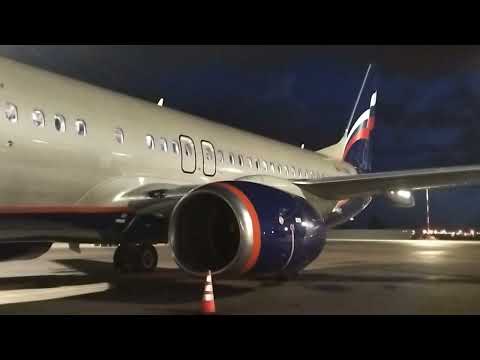 Видео: перелёт из Санкт-Петербурга в Иркутск рейс SU6002 Аэрофлот Boeing 737-800 3.06.2023