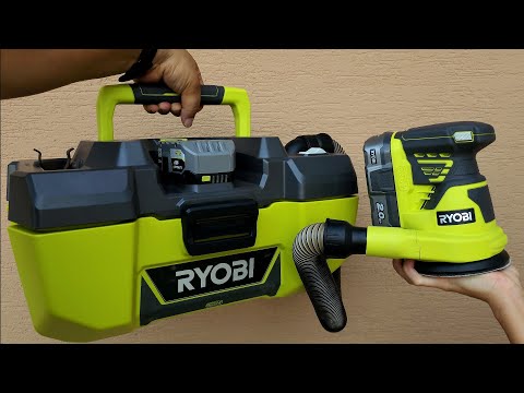 Видео: 2 в 1 Аккумуляторный пылесос и вентилятор Ryobi R18PV-0 для сухой уборки.