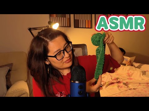 Видео: АСМР Триггеры рукоделия | DIY Triggers.Yarn Sounds, Tapping & Rustle #asmr #асмр #триггеры #62
