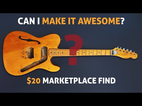 Видео: 20 долларов: от поломки до жемчужины гитары: реставрация грифа, эпизод 01