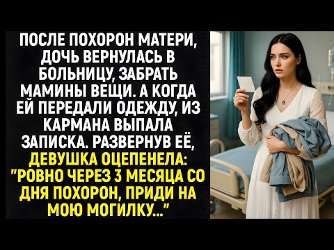 Видео: После похорон матери, дочь вернулась в больницу, забрать мамины вещи. А когда ей передали одежду....