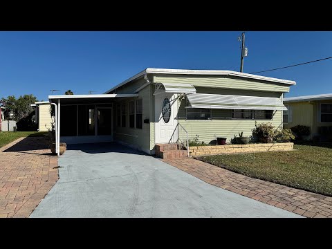 Видео: Выгодная цена 9900 долларов | Экскурсия по мобильным домам | 508 44th Ave E Lot K-27, Брейдентон,...