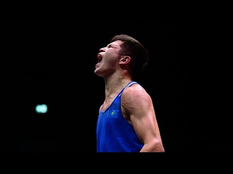 Видео: Торехан Сабырхан (70 кг) выиграл второй бой на ЧМ-2025 по боксу и вышел в четвертьфинал!