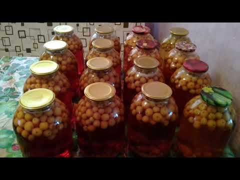 Видео: Заготовки на зиму  Компот из ранеток