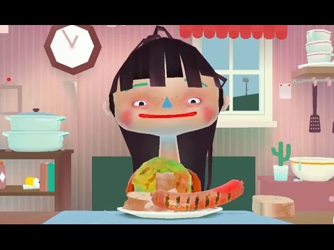 Видео: Веселая игра Готовим еду Toca Kitchen часть 7