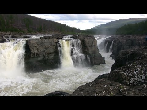 Видео: Водопады плато Путорана. Полная версия