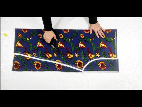 Видео: Только с одной тканью! Очень простой крой и шитье брюк /Метод моей бабушки @ZelisinDikisOdasi