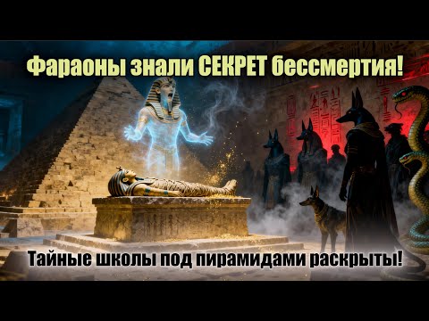 Видео: Фараоны знали СЕКРЕТ бессмертия! Тайные школы под пирамидами раскрыты!