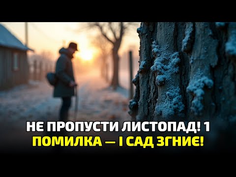 Видео: Таємниця дідівського саду: чому вони бризкали міддю саме в холод і тишу!