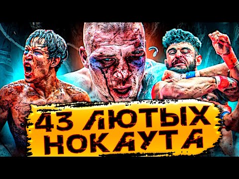 Видео: 43 Брутальных Нокаута За Пределами UFC