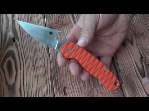 Видео: Spyderco Paramilitary 2. ENCO и ENCO-Z. Кастомные накладки. Custom Scales.