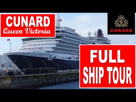 Видео: Обзор круизного лайнера Queen Victoria #Cunard
