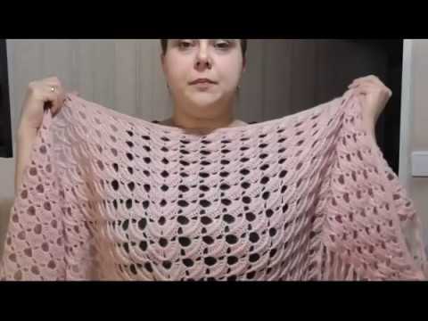 Видео: Красивая шаль крючком.