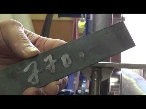 Видео: Сталь ЭП-770 слесарка клинка.Твёрдость 63хрс ТО Денис Фролов.