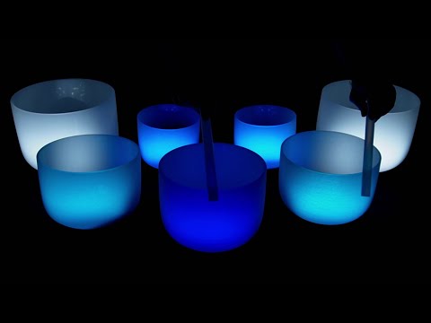 Видео: Хрустальные поющие чаши - Звуки исцеления души