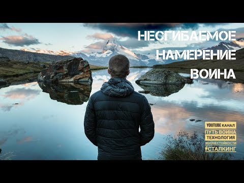 Видео: Намерение#1 Несгибаемое намерение воина. | ПУТЬ ЗНАНИЯ#9