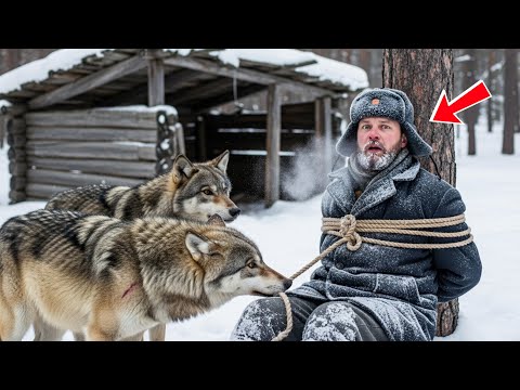 Видео: Волк спас связанного охотника в тайге при −30. Реальная история выживания