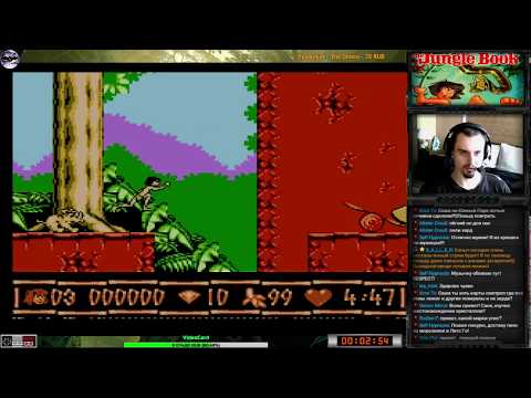 Видео: The Jungle Book прохождение [expert] 100% | Игра на (Dendy, Nes, Famicom, 8 bit) 1994 Стрим [RUS]