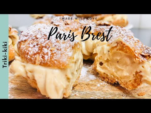 Видео: Пирожное Париж-Брест с ореховым пралине.  Paris Brest Dessert / französische Spezialität