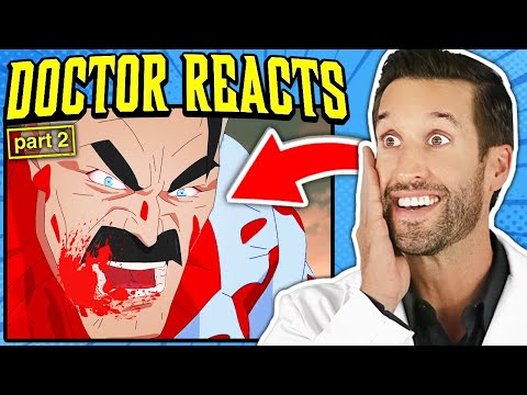 Видео: ВРАЧ смотрит самые дикие медицинские сцены из Неуязвимый #2