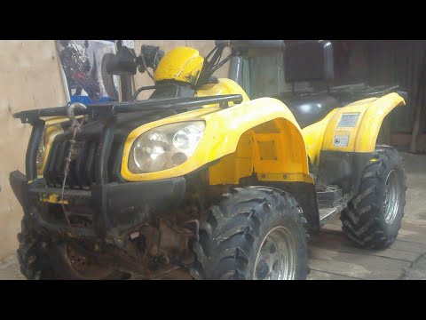 Видео: Замена свечи зажигания на квадроцикле BALTMOTORS -CF500