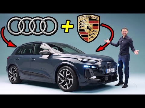 Видео: Презентация Audi Q6 e-tron: брат-близнец Электрического Porsche Macan