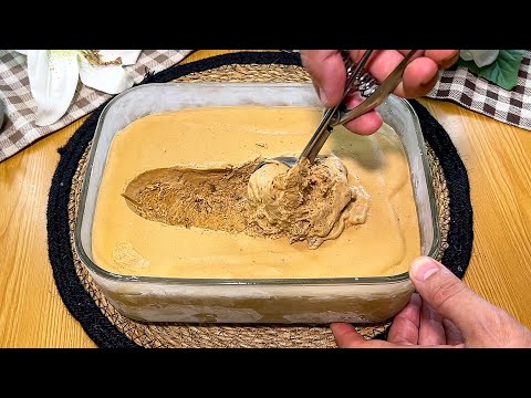 Видео: Отличное кофейное мороженое! Исчезает через 5 минут!
