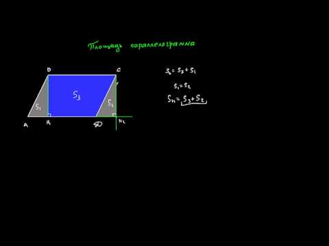 Видео: Площадь параллелограмма