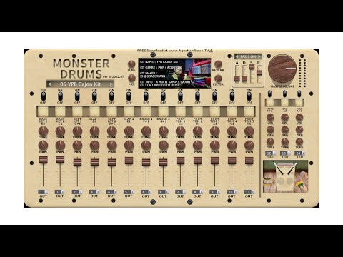 Видео: Бесплатный Кахон VST | Monster Drums