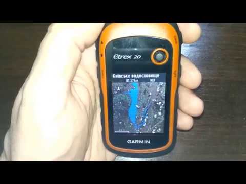 Видео: Garmin eTrex 20 его прошивка для формата JNX
