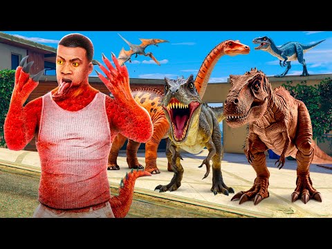 Видео: ФРАНКЛИН ДИНОЗАВР БАНДАСЫНА ҚОСЫЛДЫ (GTA V)