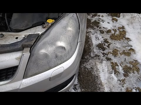 Видео: Потеет фара. Opel Vectra C.