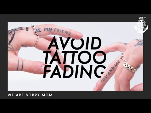 Видео: Предотвратите выцветание татуировки с помощью этих советов | Sorry Mom