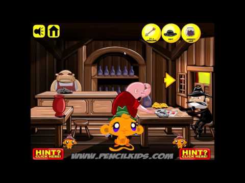 Видео: Игра Счастливая Обезьянка на Диком Западе прохождение Monkey GO Happy Western Walkthrough